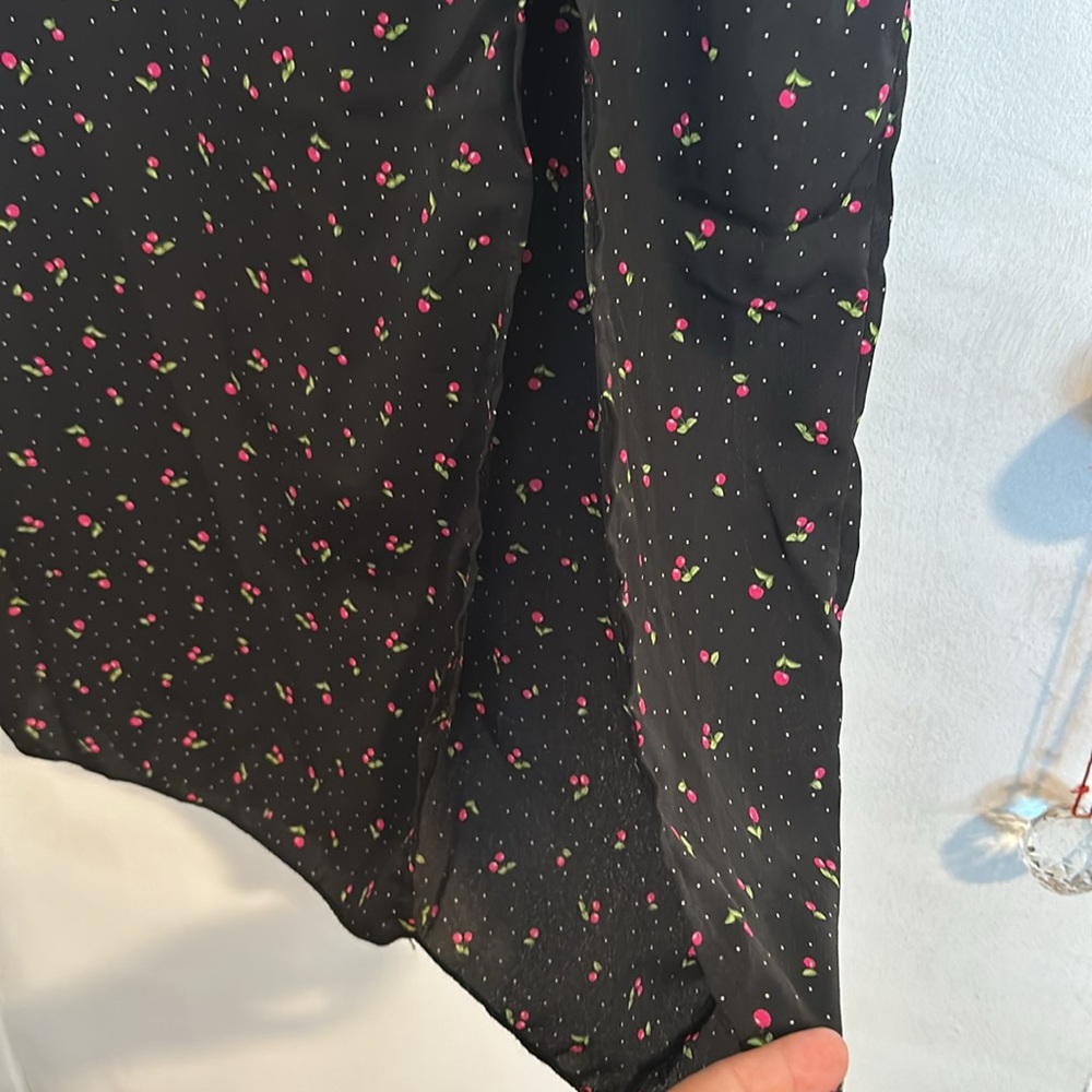 Shein black cherry midi dress - Picture 5 of 10